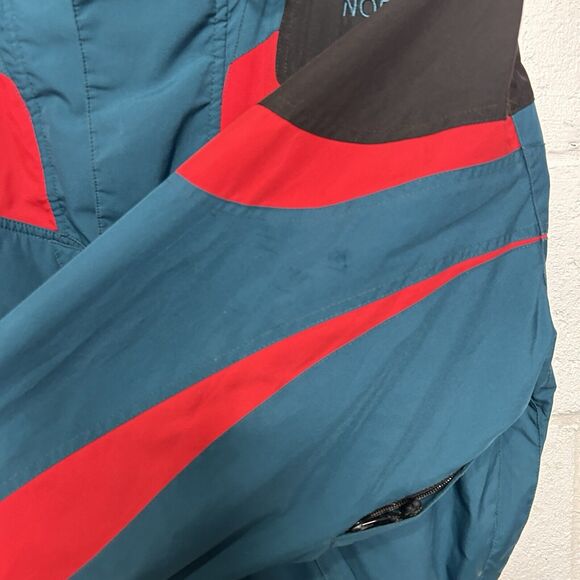 Vintage 90s The North Face Jacket Colorblock “Teal Red” 2024 - Picture 6 of 11